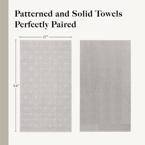 Modern Threads stacked washcloths and hand towels conveying softness and layering