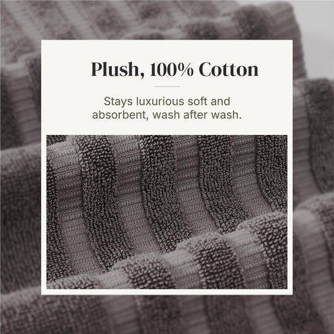 Modern Threads detailed shot of towel edge and weave displaying durable finish and absorbency