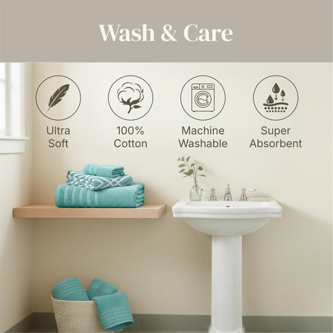 Modern Threads washcloth close detail showing plush weave and fast absorbency