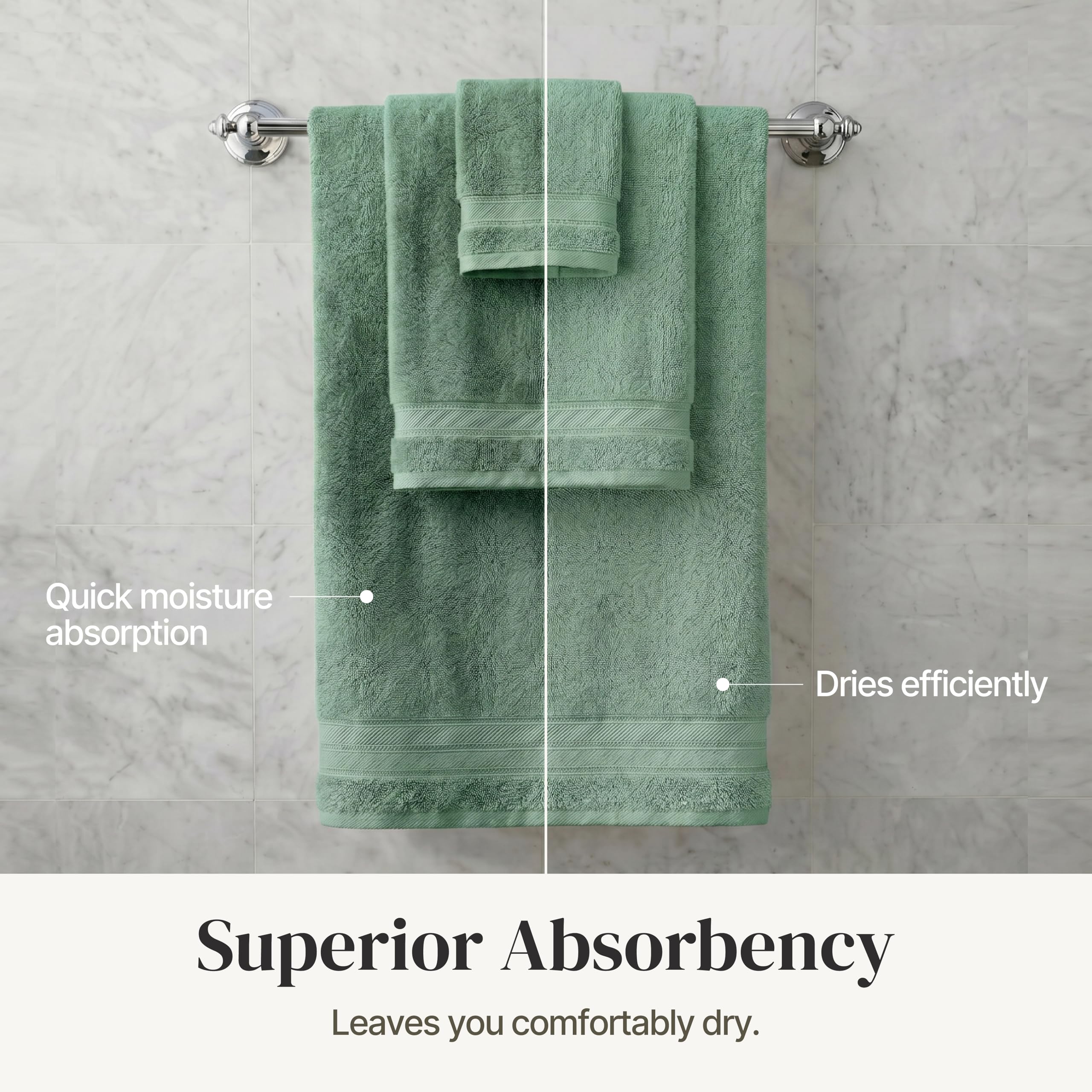 Modern Threads washcloth folded highlighting edge stitching and gentle feel
