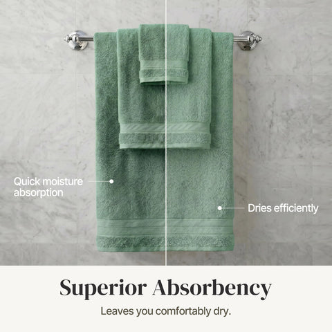 Modern Threads washcloth folded highlighting edge stitching and gentle feel