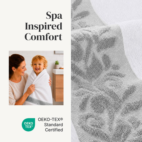 Modern Threads washcloths stacked to show thickness and everyday use