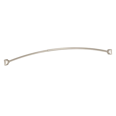 Moen length scale comparison demonstrating adjustable 54 to 72 inch fit