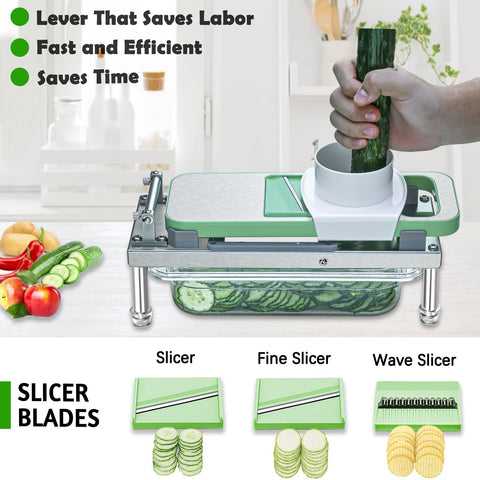 Moeuonb ten interchangeable blades laid out to show cutting variety and versatility