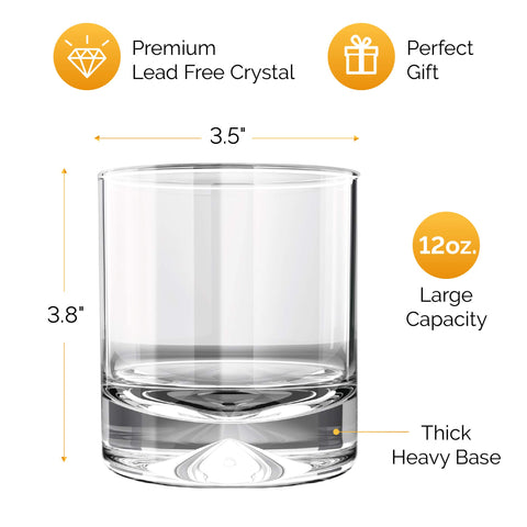 Mofado glass with large ice ball showing slow-melt benefit for whiskey