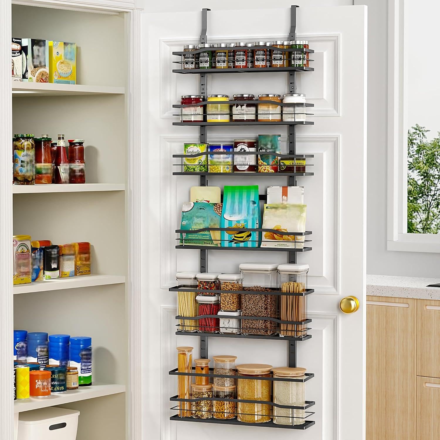 Moforoco top hook and edge detail to protect door finish and ensure stability