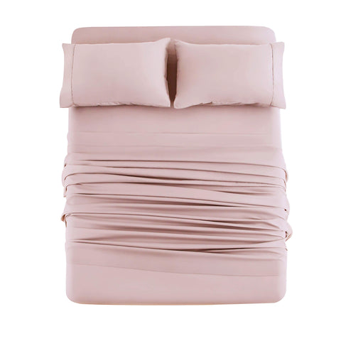 Mohap queen flat sheet displayed flat showing full size and color benefit softness