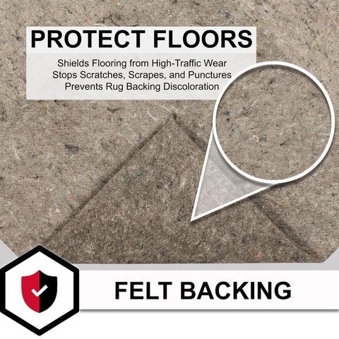 Mohawk Home close-up felt fiber texture highlighting durable cushioning benefit