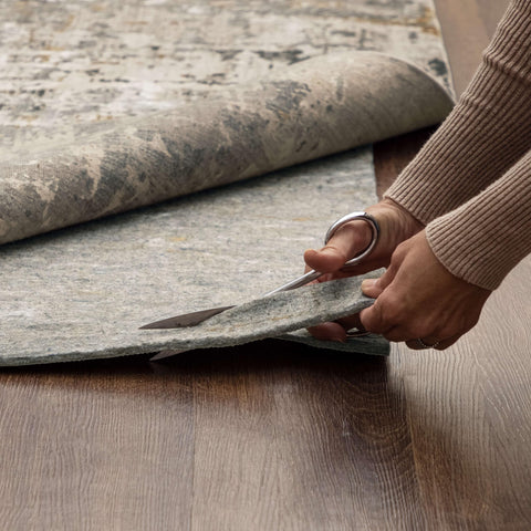 Mohawk Home close-up of felt texture offering cushioning and sound reduction