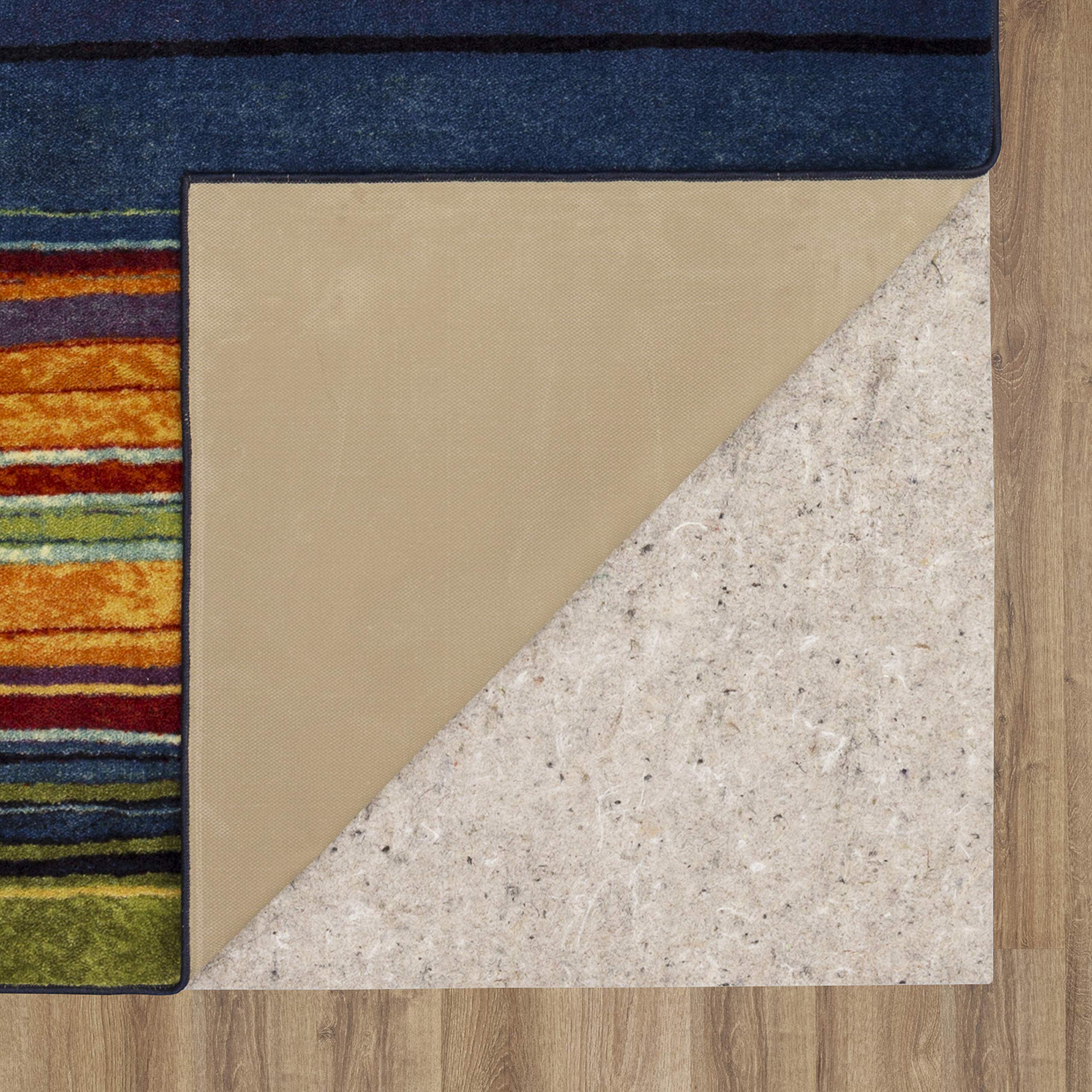 Mohawk Home brushstroke stripe detail emphasizing painterly texture and clarity