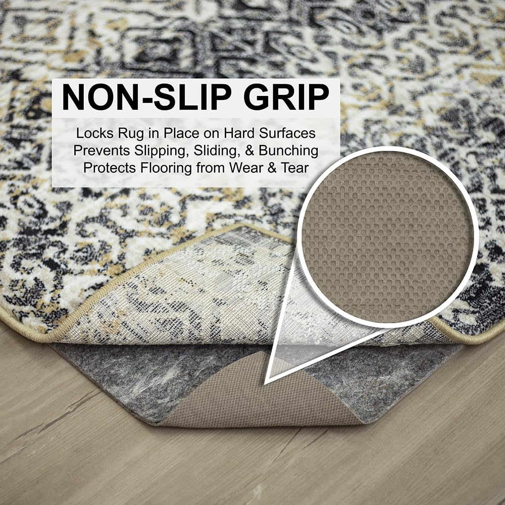 Mohawk Home felt surface close-up displaying soft cushion and floor protection