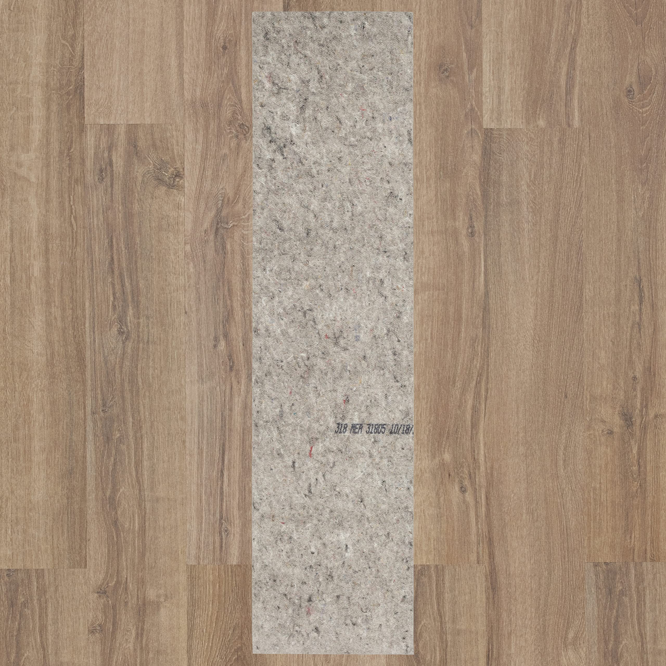 Mohawk Home pad under hallway runner showing correct scale and coverage