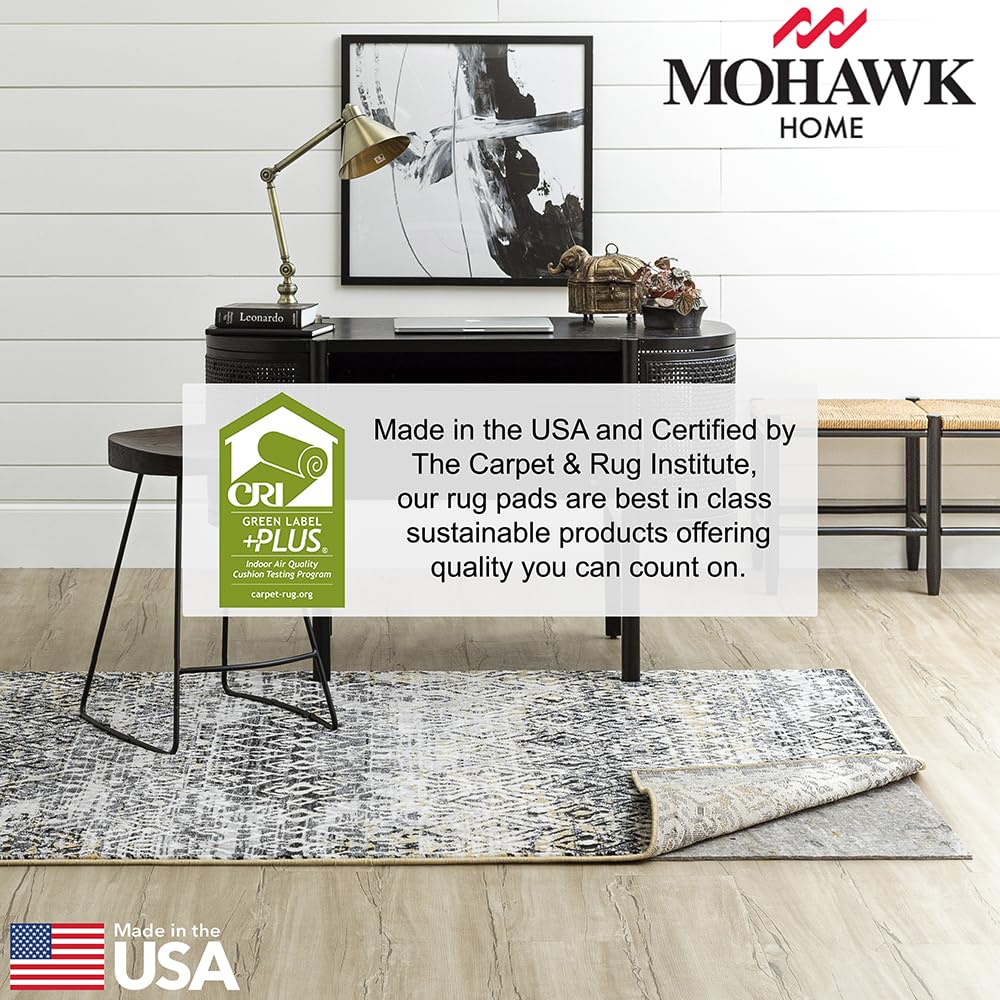 Mohawk Home pad used in kitchen showing anti-fatigue comfort while standing