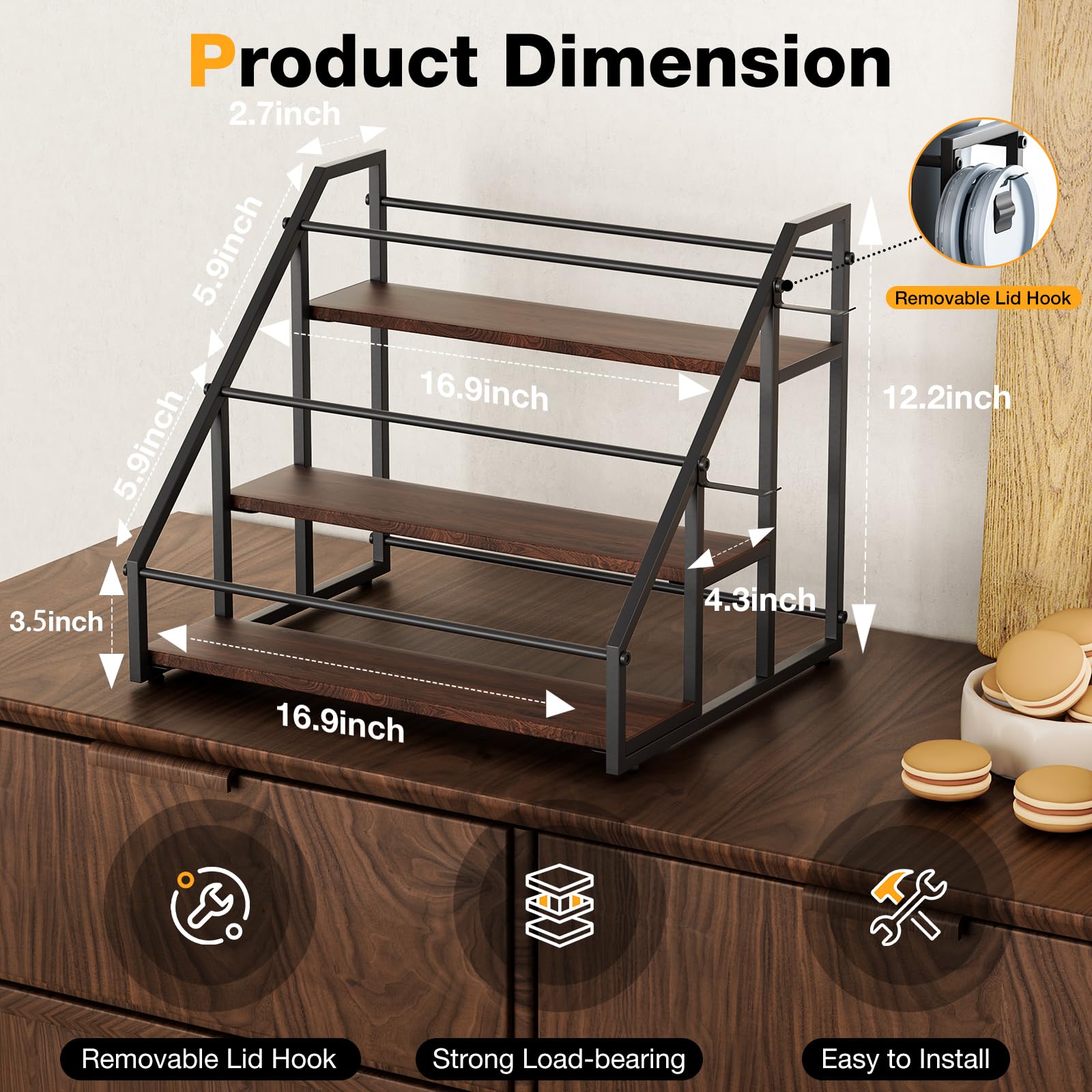 MOJOHAND rack loaded with 12 tumblers demonstrating full-capacity and space saving