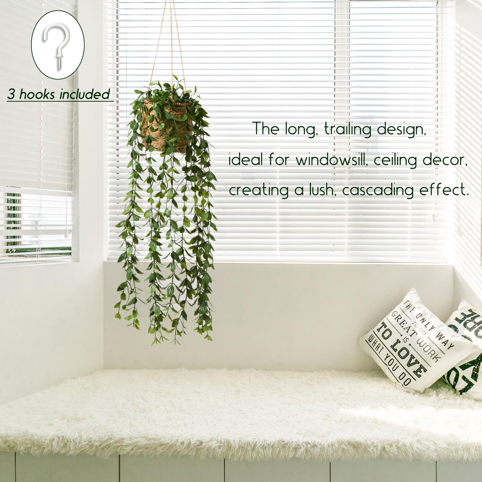 Mokof hanging in entryway lifestyle showing warm welcoming atmosphere