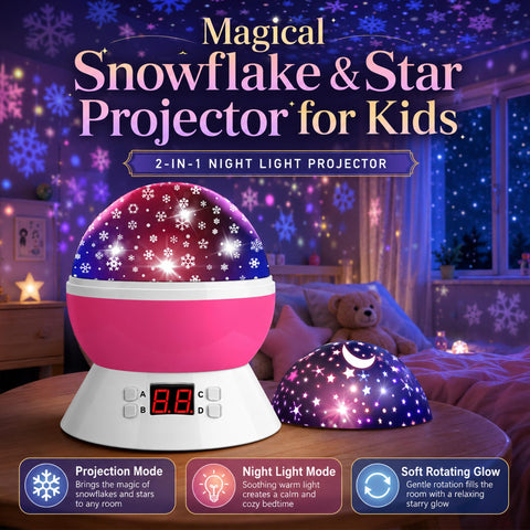 MOKOQI bedside lifestyle setting casting stars to help soothe bedtime routines benefit