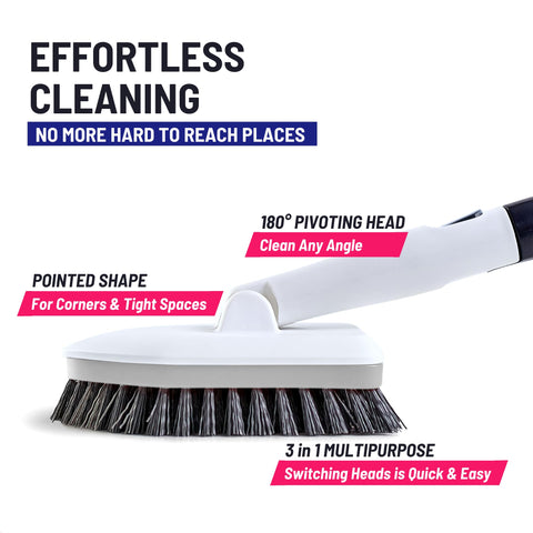 Moku Home three interchangeable heads displayed for versatile cleaning