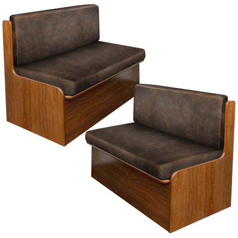 molasofa front view showing fitted dinette covers and refreshed appearance
