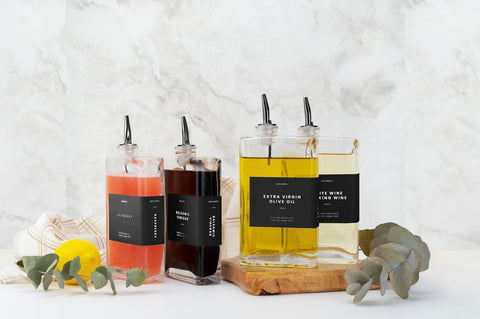 Molimoli slim glass bottle side profile highlighting minimal design for tight spaces