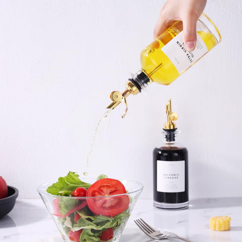 Molimoli pair of bottles on tabletop giving stylish serving and storage