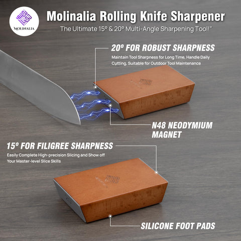 MOLINALIA sharpening an outdoor blade in the field for reliable edge restoration