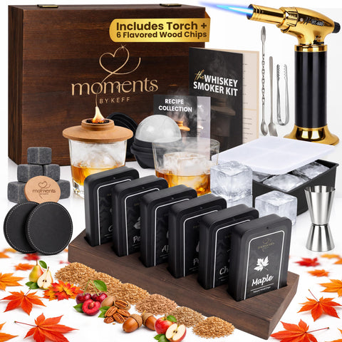 Moments by KEFF wooden gift box displayed for elegant gift presentation
