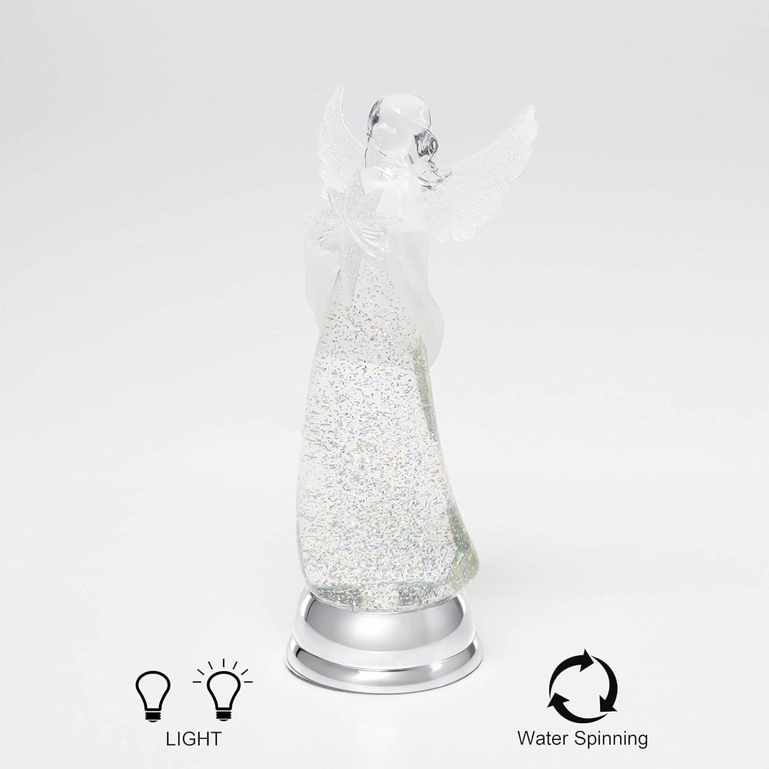 Moments in Time close-up of angel figurine highlighting detailed craftsmanship