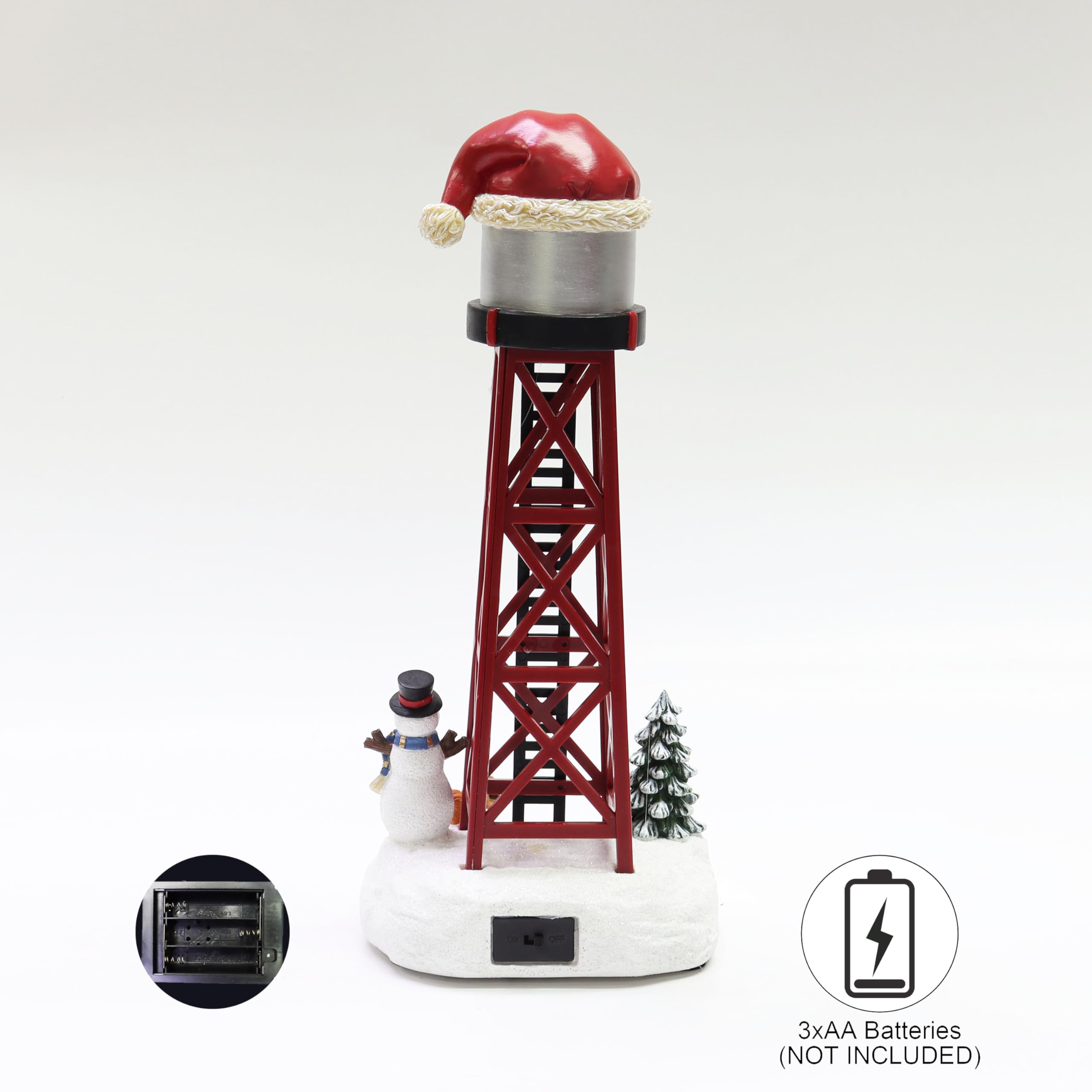 MOMENTS IN TIME gift-wrap packaging with water tower inside, ideal for ready-to-give presents