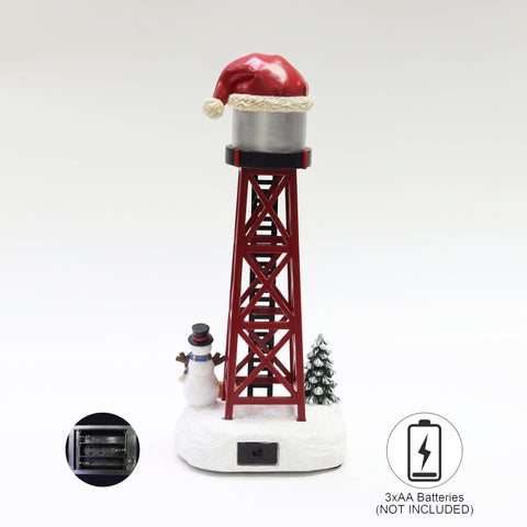 MOMENTS IN TIME gift-wrap packaging with water tower inside, ideal for ready-to-give presents