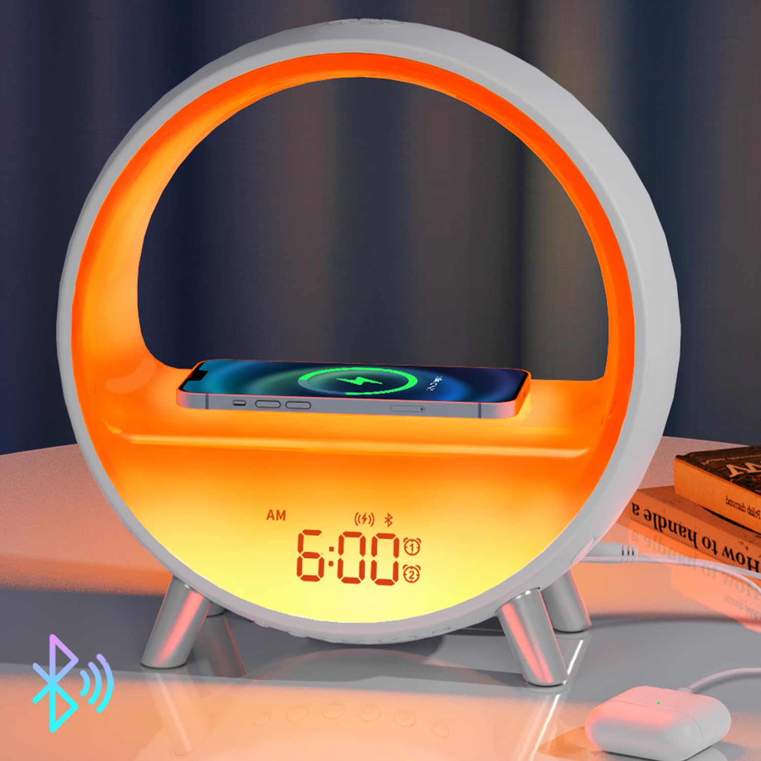 MOMILLA front view showing controls and display, simplifies bedside use