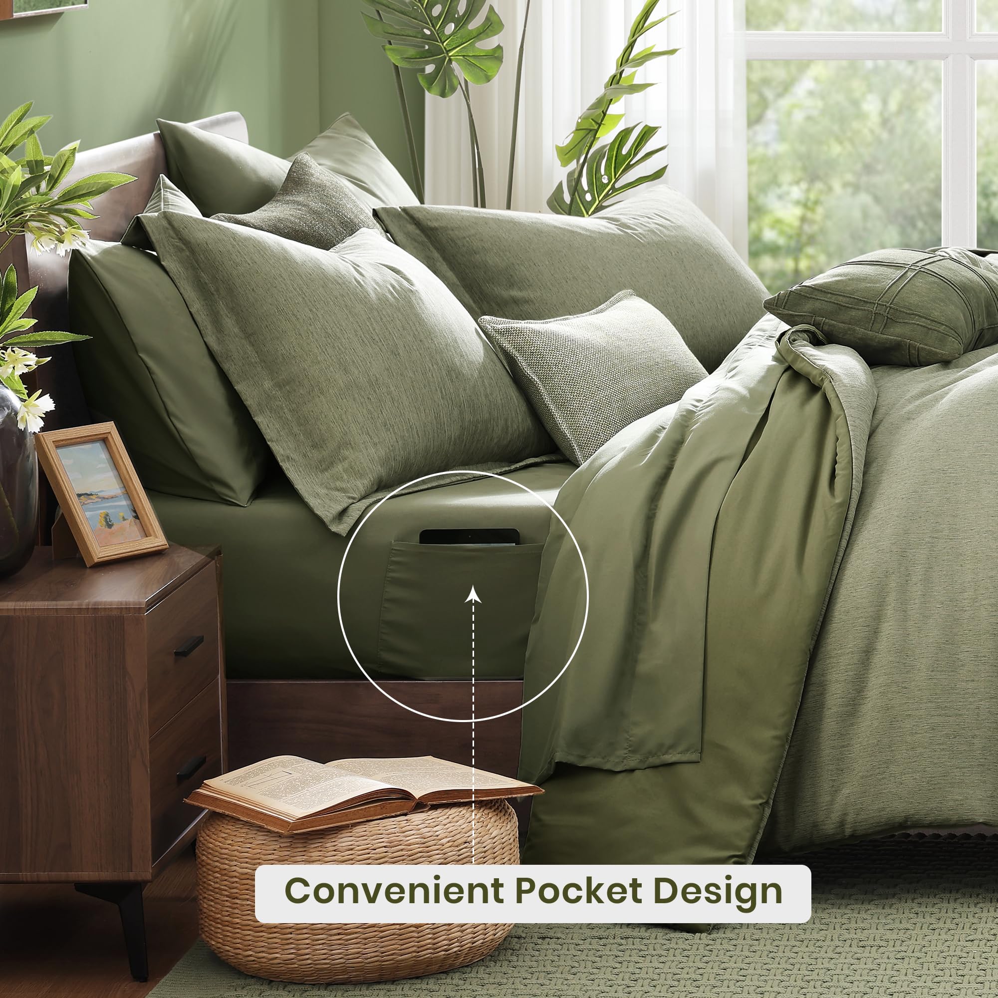 Monbix styled bedroom scene demonstrating cohesive set for restful ambiance