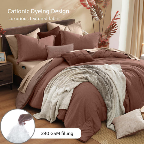Monbix fitted sheet corner showing 14-inch pocket for secure mattress fit