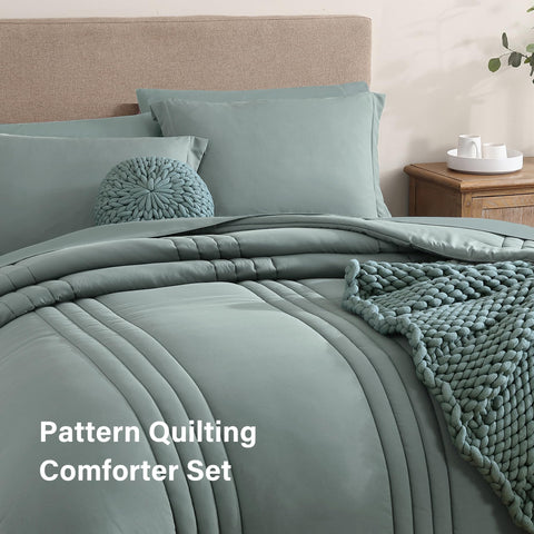 Monbix flat and fitted sheets displayed to show fit and deep-pocket convenience