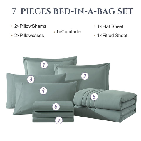 Monbix vacuum-packed bedding in box showing compact shipping and easy storage