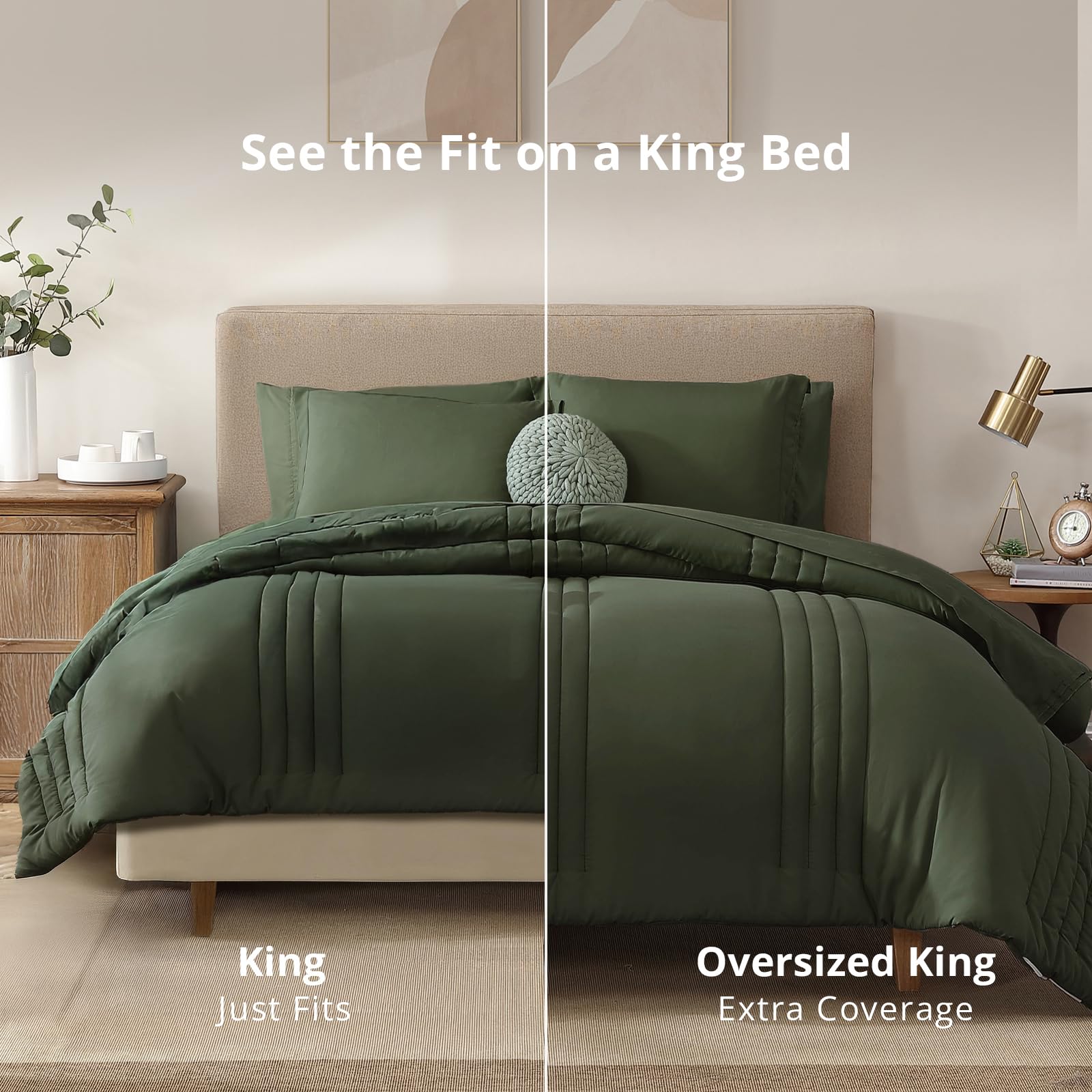 Monbix vacuum-packed bedding being unpacked showing easy shipping benefit