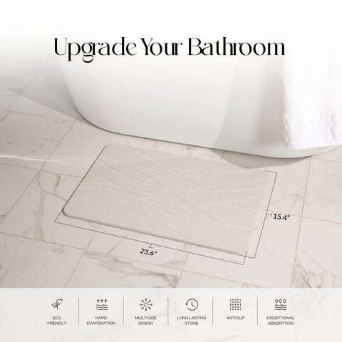 Mondano underside showing non-slip backing for stable, secure bathroom footing