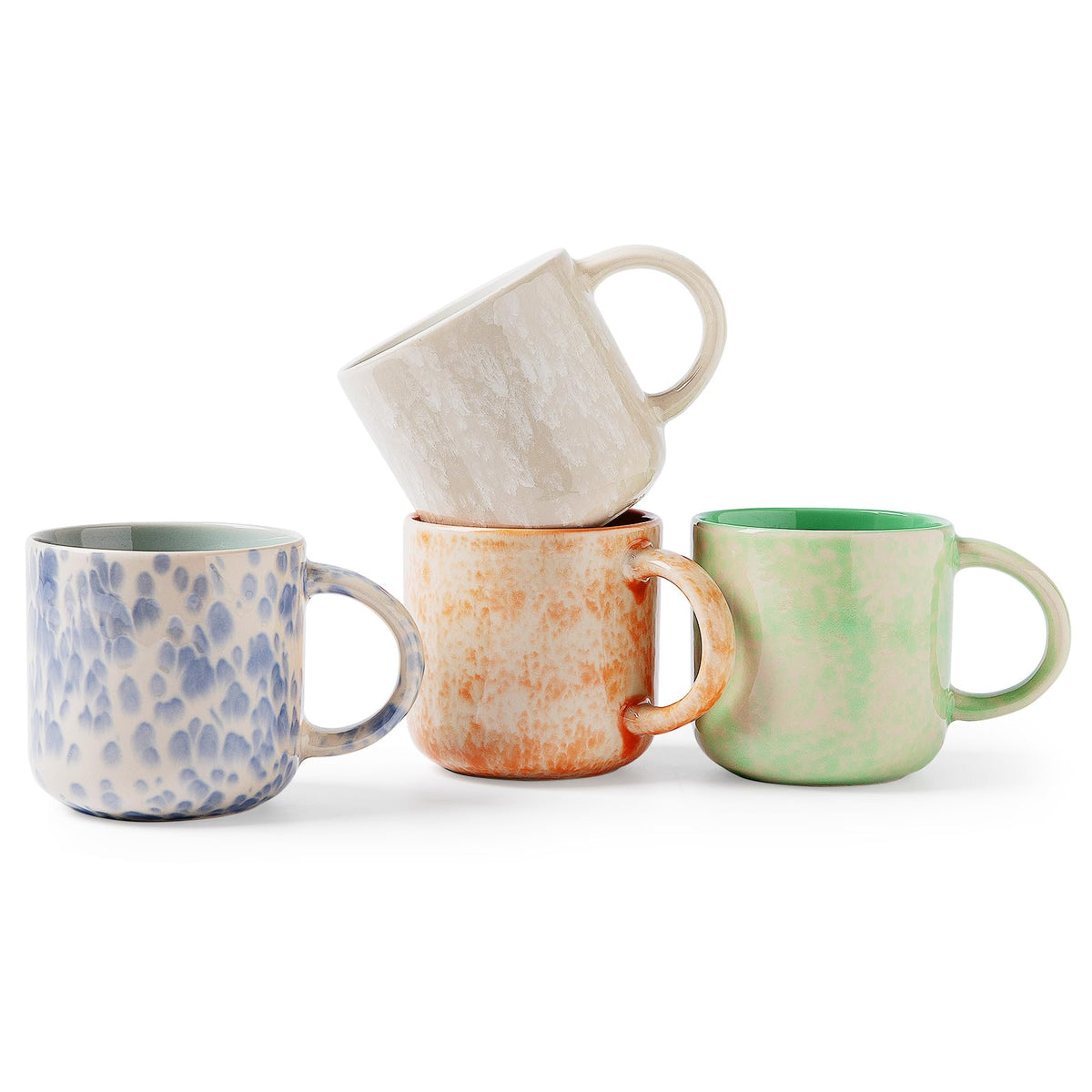 MONITO front packaging view showing four mugs and gift appeal