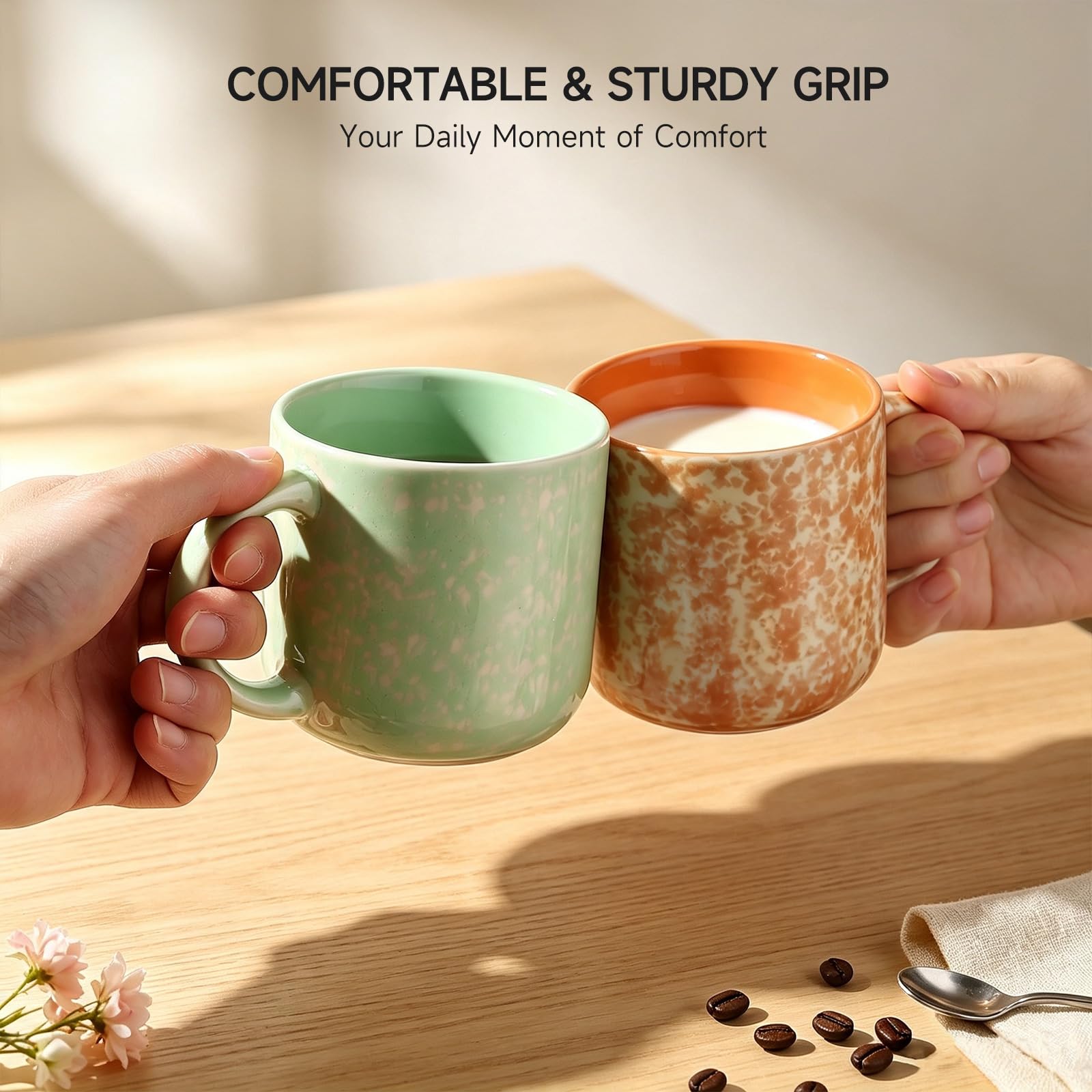 MONITO handle and rim comfort shot showing ergonomic grip benefit