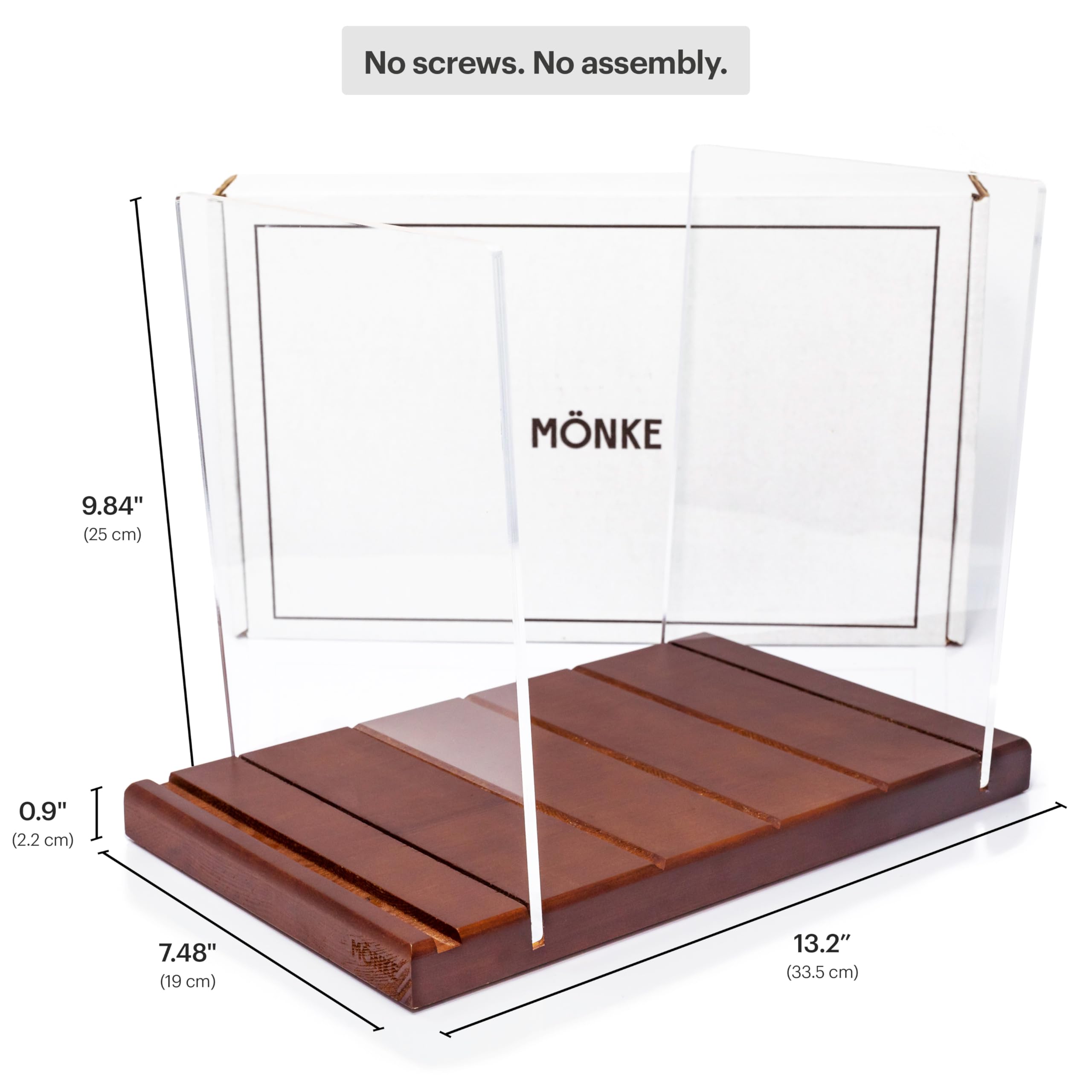 MÖNKE in a living room showcasing stylish storage and decor benefit