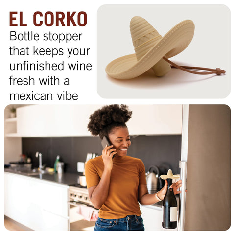 Monkey Business Elcorko sombrero top close-up highlighting textured grip and easy removal