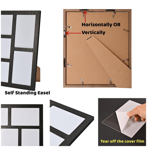 MONT PLEASANT photo insertion demo with 4x6 print showing easy swap and arrange benefit