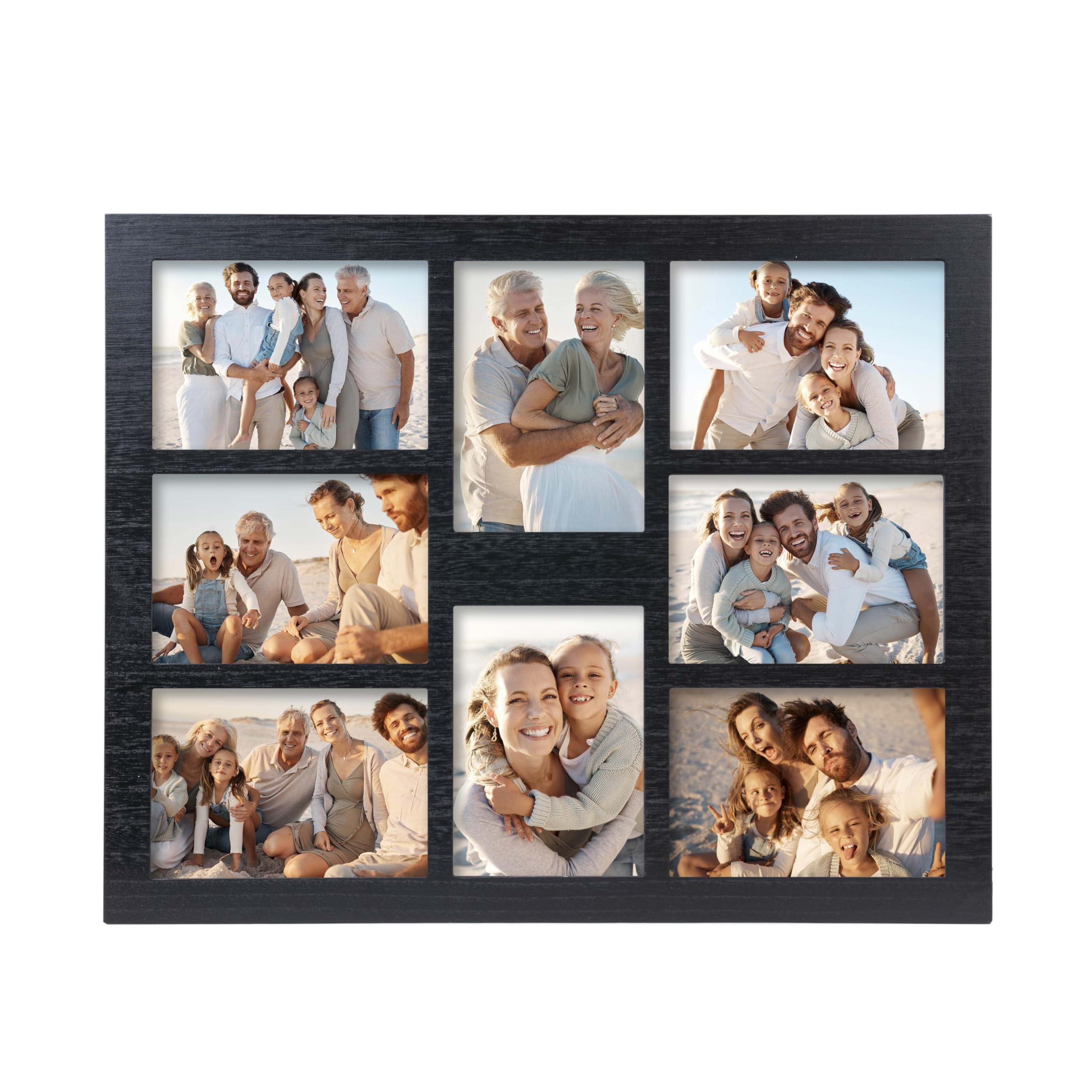 MONT PLEASANT front view collage frame showing eight photos and cohesive display benefit