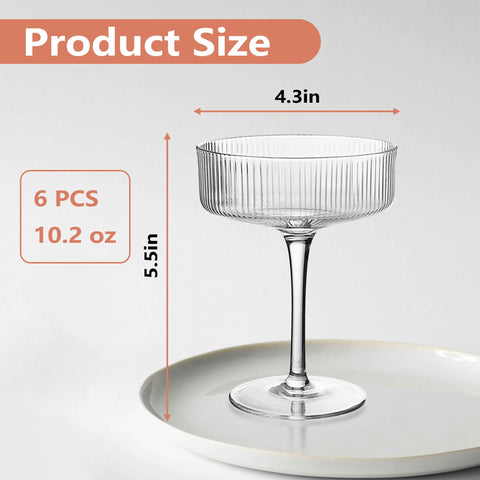 Montex coupe glass in use with an espresso martini showcasing presentation benefit