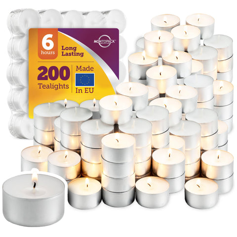 MontoPack front packaging showing 200 count and benefit of long burn