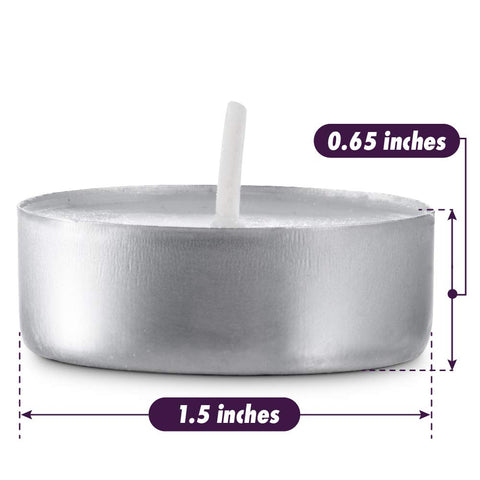 MontoPack multiple tealights in centerpiece providing event ambiance