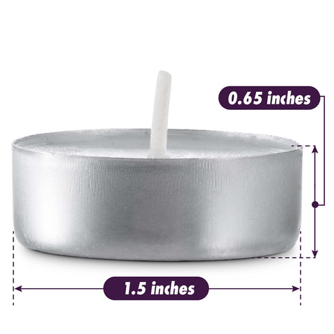 MontoPack tea light in hand showing compact size for easy placement benefit