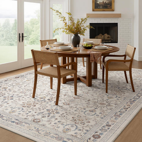 MontVoo bedroom styling with rug adding soft bedside comfort and cohesion