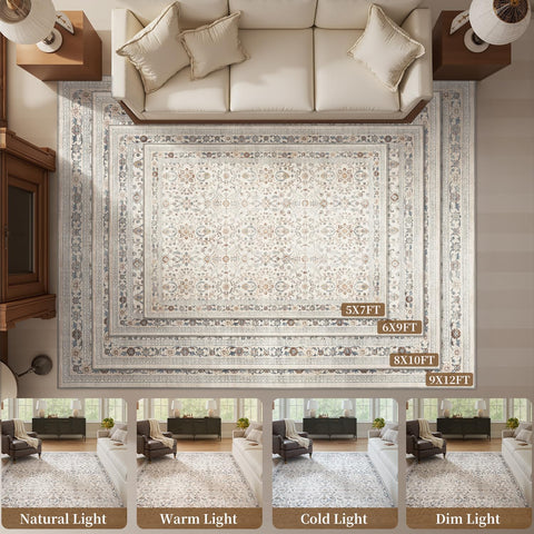 MontVoo folded rug in packaging illustrating easy unroll and setup
