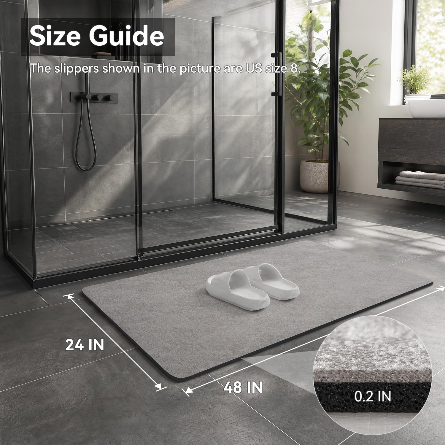MontVoo mat placed in laundry room showing versatile multiroom use