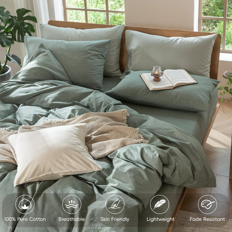 MooMee interior corner ties keeping duvet insert in place and preventing shifting